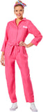 InSpirit Designs Barbie Pink Coverall/Utility Adult Costume - M