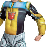 Disguise Costumes Bumblebee Rescue Bot Toddler Muscle Costume, Yellow/Silver/Blue, Medium
