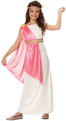 Costume Culture Girl's Roman Empress Costume, Ivory, Large
