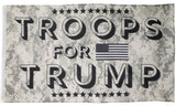 New 2020 Donald Trump 3ft. x 5ft. Flag Troops for Trump