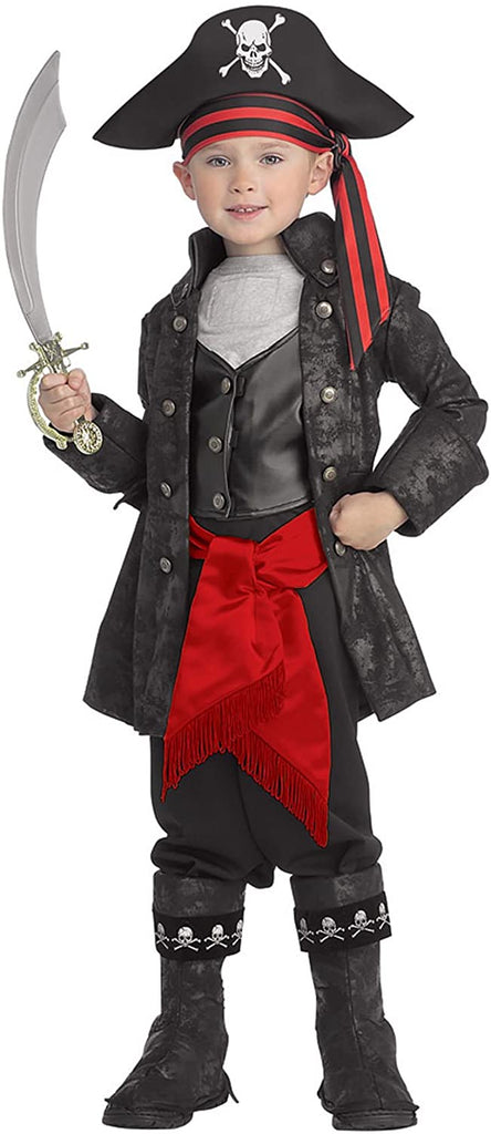 Pirates of the Seven Seas Child's Captain Black Costume