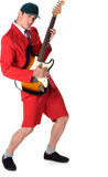 Karnival Costumes Red School Boy Rocker Men's Costume Large 42-44