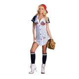Dreamgirl Grand Slam Adult Costume,White,Small