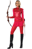 InCharacter Warrior Huntress Adult Costume Red - Large