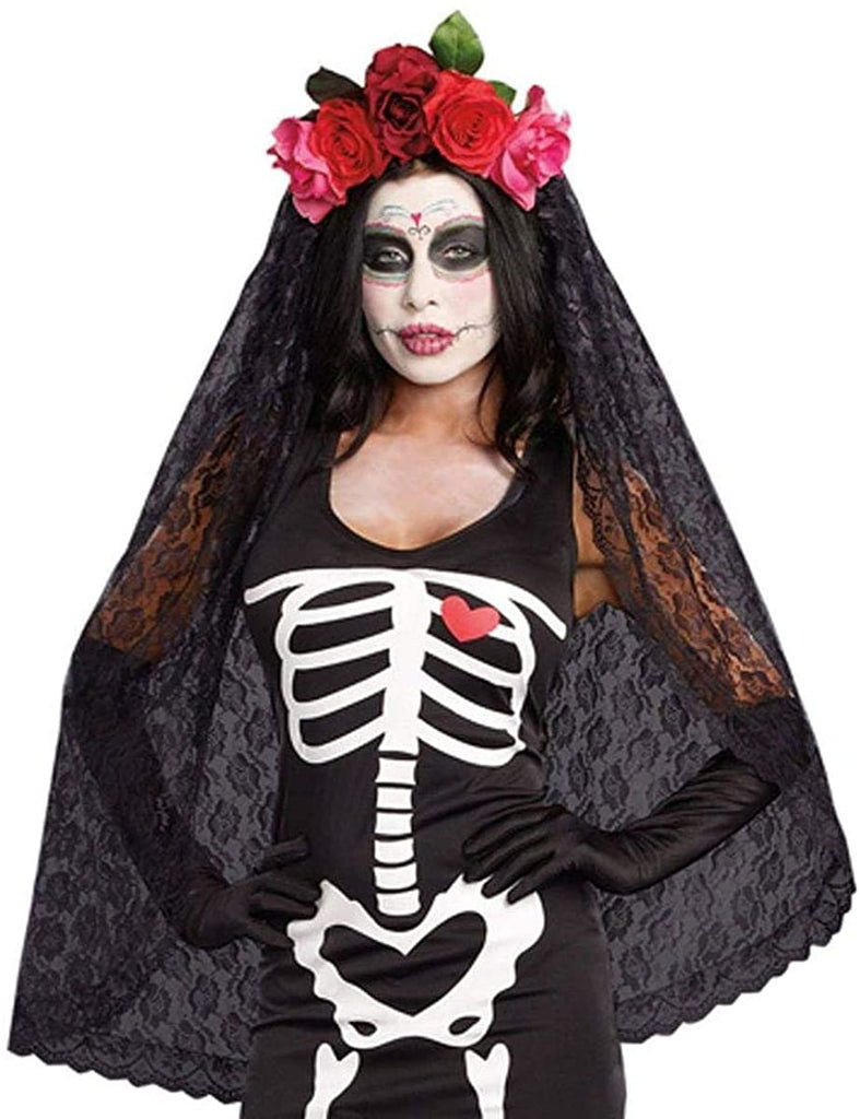 Day of the Dead Headpiece Costume Accessory