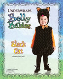 Underwraps Toddler's Black Cat Belly Babies Costume