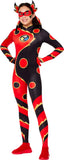 InSpirit Designs Kids Miraculous Ladybug DragonBug Costume | Officially Licensed | Miraculous: Tales of Ladybug and Cat Noir | Dragon Miraculous | Kids Marinette Dupain-Cheng Outfit, Medium