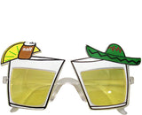 Fantasia Collections Tequila Shot Novelty Party Sunglasses 12 ct for Kids & Adults Luau Summer Party, Tropical Themed Party