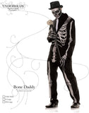 Underwraps Mens Bone Daddy,Black,Adult 2X Large