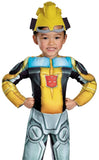 Disguise Costumes Bumblebee Rescue Bot Toddler Muscle Costume, Yellow/Silver/Blue, Medium