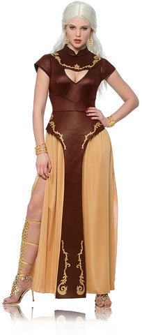 Costume Culture Women's Barbarian Warrior Costume, Brown, Small