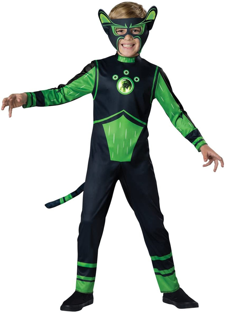 Fun World InCharacter Costumes Panther Value Costume, Green, Size 8
