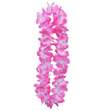 Two-Tone Lush 48" Hawaiian Leis (12-Pack) (Red)