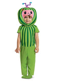Disguise Cocomelon Costume for Kids, Official Cocomelon Costume Watermelon Headpiece, Toddler Size Small (2T)