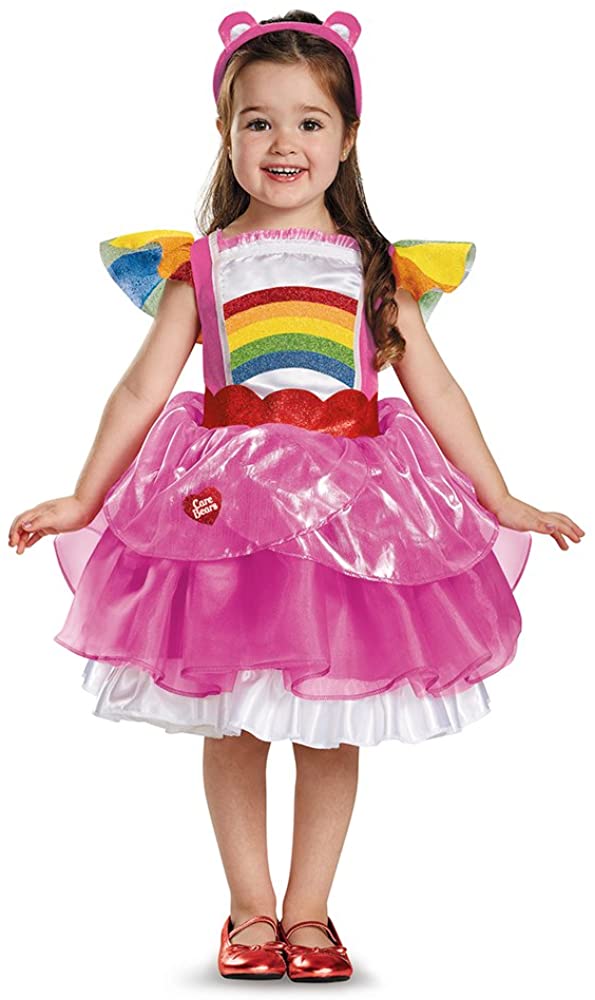 Girls Cheer Bear Care Bears Deluxe Tutu Toddlers Costume Dress