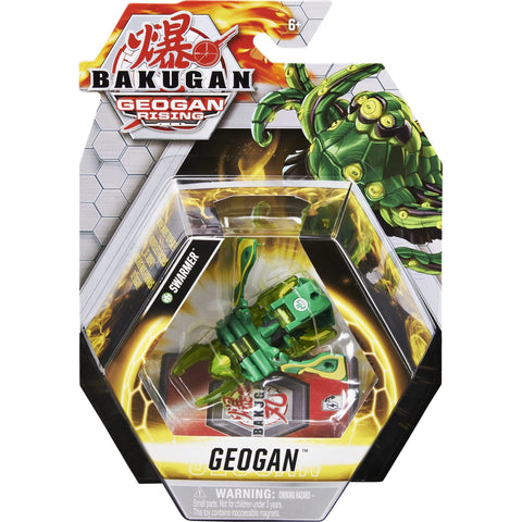 Bakugan Geogan Rising 2021 Ventus Swarmer Geogan (Viloch Combiner Part 7 of 7) Collectible Action Figure and Trading Cards