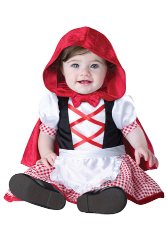 InCharacter Costumes Baby Girls' Little Red Riding Hood, Red/White, X-Small