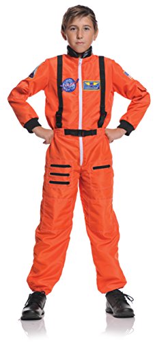 Underwraps Children's Astronaut Costume - Orange, Small (4-6)