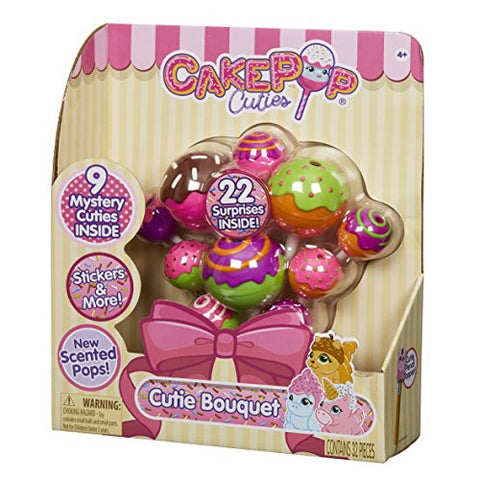 Basic Fun CakePop Cuties - CakePop Bouquet ? Squishies ? Includes 25 Surprises!