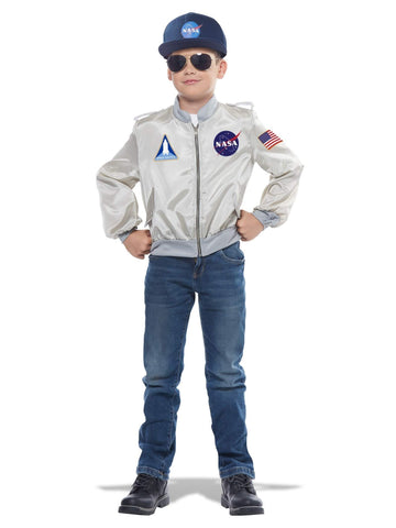 NASA Flight Jacket Costume for Kids X-Large