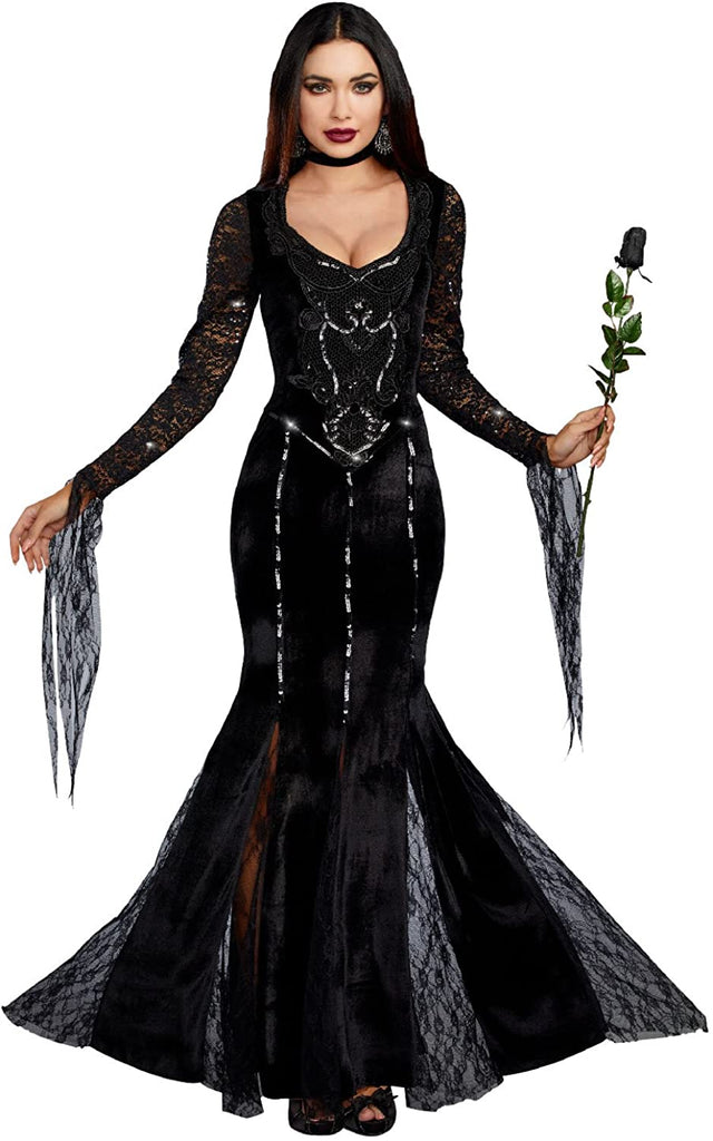 Dreamgirl Women's Frightfully Beautiful, Black, M