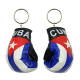 Fantasia Collection 12 Count 4" Boxing Gloves Cuba Flag Keychain