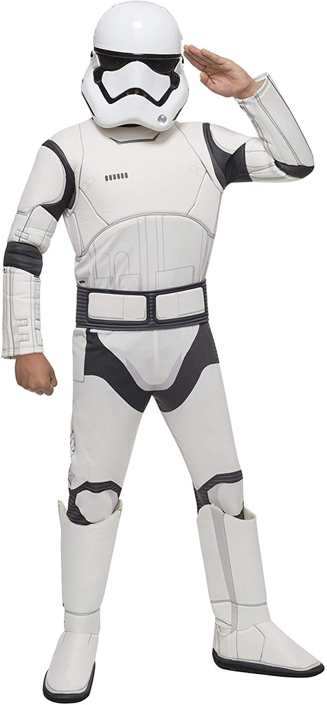 Star Wars VII: The Force Awakens Deluxe Child's Stormtrooper Costume and Mask, Medium