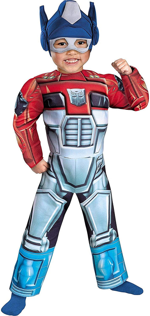 Disguise Limited Optimus Prime Muscle Halloween Costume for Toddler, Transformers: Rescue Bots