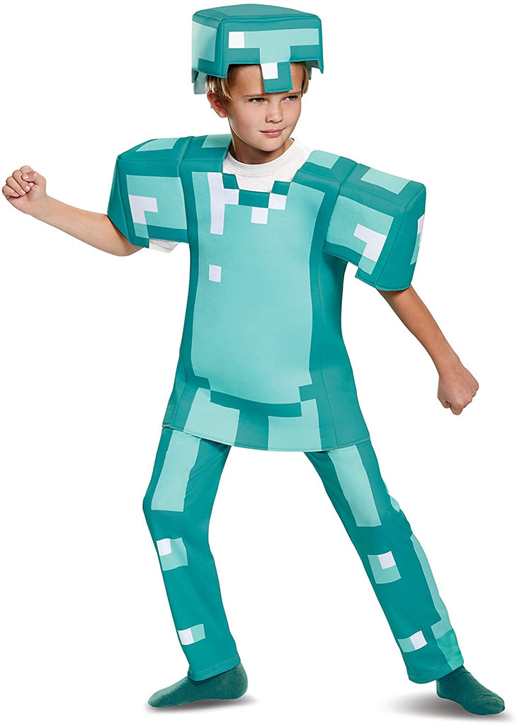 Deluxe Minecraft Armor Kids Costume