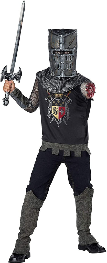 Boy's Black Knight Costume
