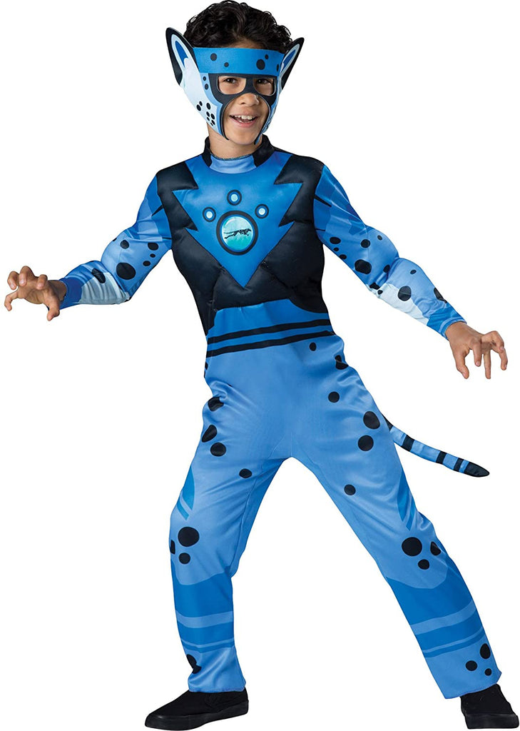 InCharacter Wild Kratts Blue Cheetah Boys Costume M(8)