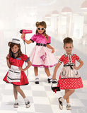 Rubie's Costume Child's 50's Beauty School Girl Costume, Medium, Multicolor