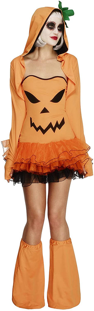 Smiffys Fever Pumpkin Costume Tutu Dress