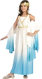 Fun World Greek Goddess Child Costume Cream Large (12-14)