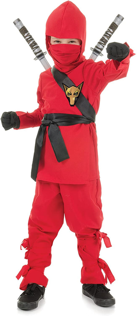 UNDERWRAPS Costumes Children's Red Ninja Costume, X-Large 14-16 Childrens Costume