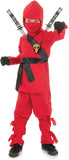 UNDERWRAPS Costumes Children's Red Ninja Costume, X-Large 14-16 Childrens Costume