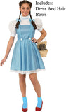 Rubie's Costume Women's Wizard Oz Adult Dorothy Dress Hair Bows