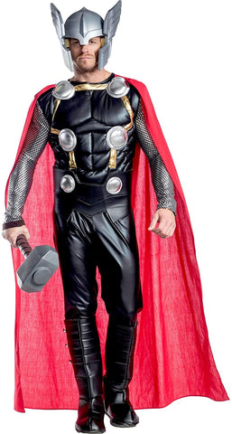 Charades Men's Marvel Thor Costume, As Shown, Large