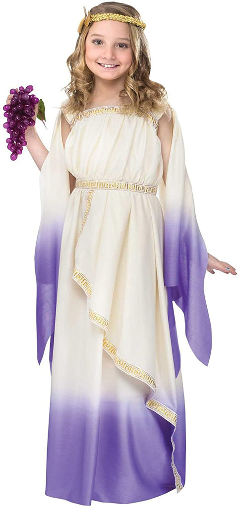 Girls Purple Goddess Costume