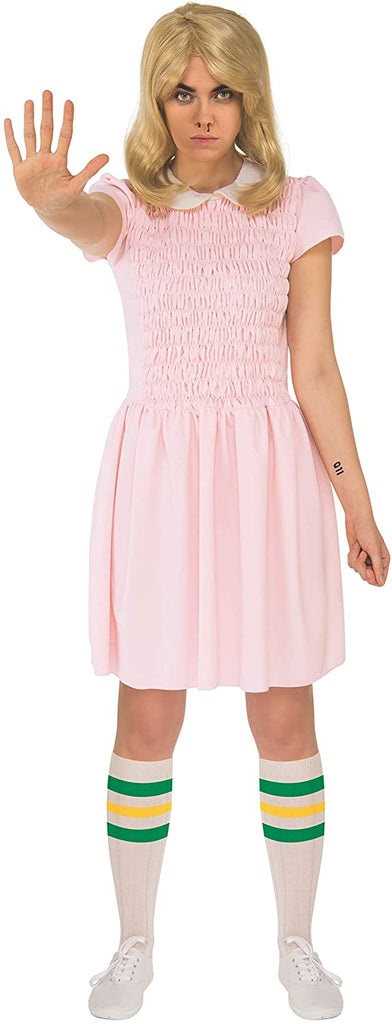 Rubie's Women's Stranger Things Season 1 Short Sleeve Eleven Costume D Fantasia Inc. Rubie's Women's Stranger Things Season 1 Short Sleeve Eleven Costume D Fantasia Inc.