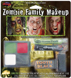 Fun World Unisex-Adult's Zombie Family Makeup Accessory Kit, Multi, Standard