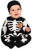 Rubie's My First Halloween Black Skeleton Costume, Black, Newborn