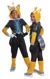 Disguise Tails Costume for Kids, Official Sonic Prime Costume and Headpiece, Size (7-8)