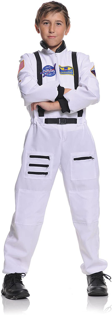 Underwraps Children's Astronaut Costume - White, Large (10-12)
