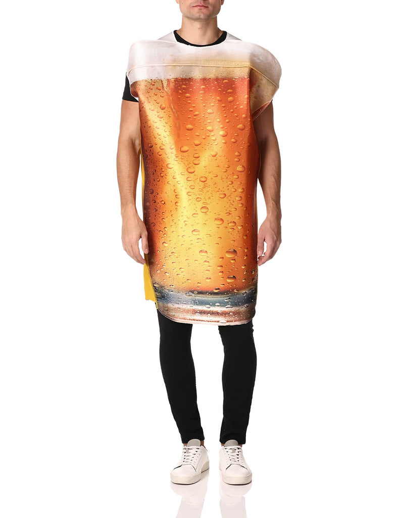 Rasta Imposta Men's Get Real Beer Pint, Gold, One Size