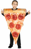 Fun World 110232 Photo Real Pizza Tunic Costume, Std, Up to Size 12