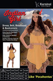 Indian Princess Costume Set - Halloween Womens Native American Maiden, Small