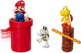SUPER MARIO Nintendo Dungeon 2.5” Figure Multipack Diorama Set with Accessories