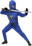 Charades Child's Ninja Avenger Costume, Blue