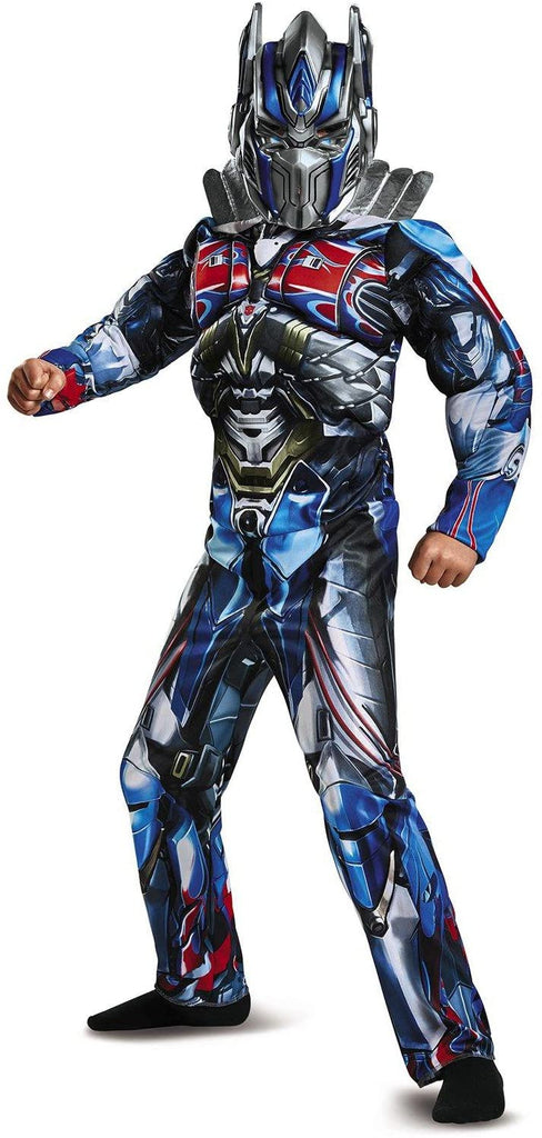 Disguise Optimus Prime Movie Classic Muscle Costume, Blue, Small (4-6)